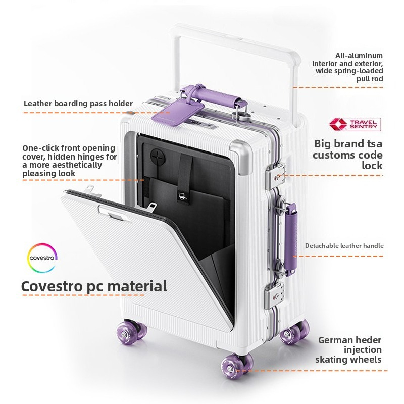 Valigia da viaggio 20/24/26 po - Aluminum Frame Carry On Luggage recensione e prezzo