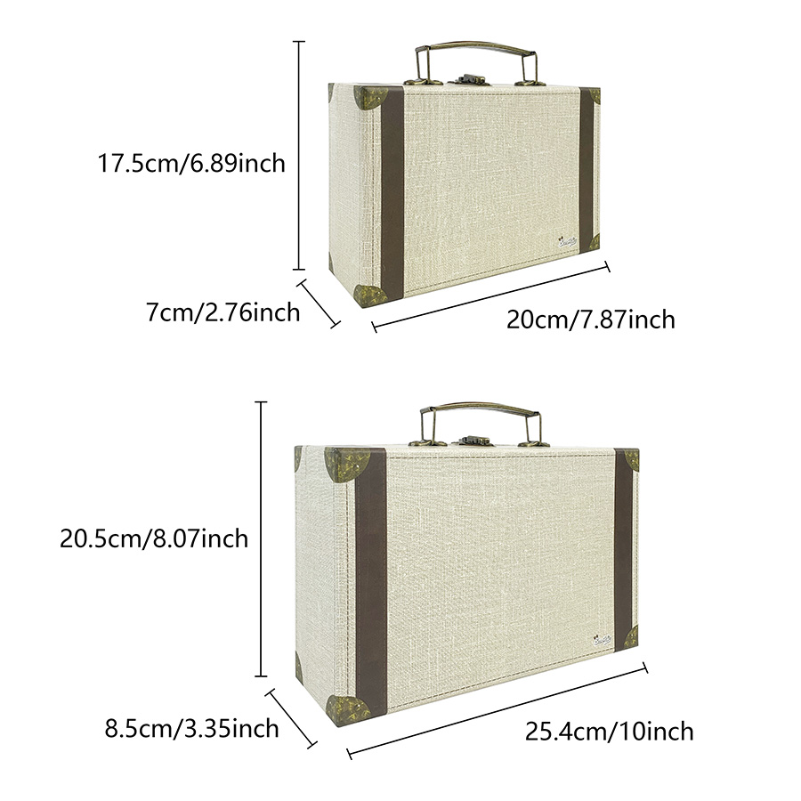 2 Scatole Portaoggetti Stile V - Retro Vintage Trunk Suitcase recensione e prezzo