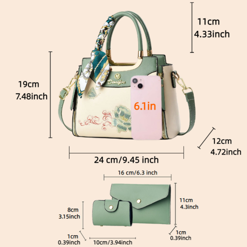 Set di 3 borse ricamate, compr - Wallets recensione e prezzo
