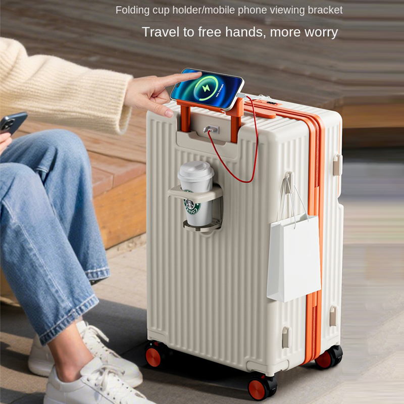 Elegante valigia da viaggio da - Front Opening Laptop Luggage 24 Inch recensione e prezzo