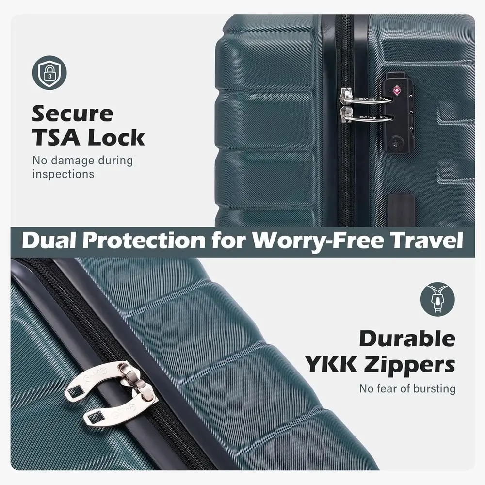 Set di 3 Valigie Rigide con Ru - Expandable Hard Shell Luggage Set recensione e prezzo