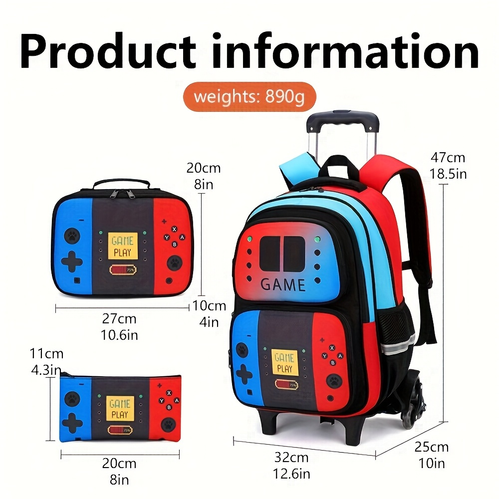 Set di 3 Zaini Trolley per Rag - Foldable Rolling Luggage Bag recensione e prezzo
