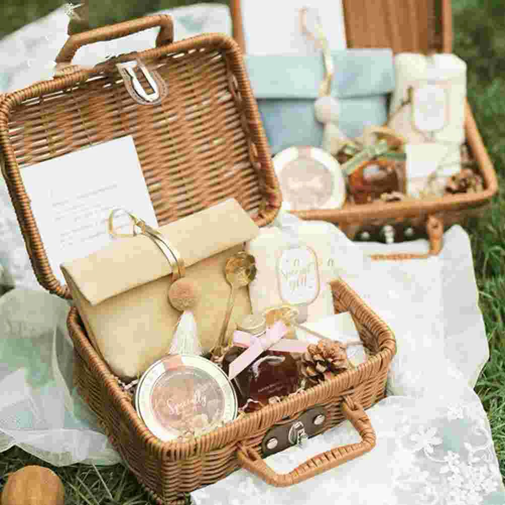 Cestino in Rattan valigia in v - Retro Vintage Trunk Suitcase recensione e prezzo