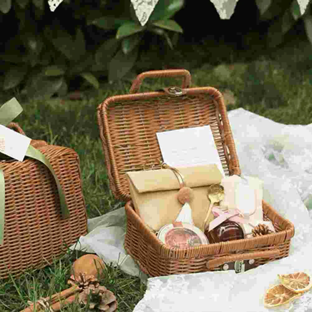 Cestino in Rattan valigia in v - Retro Vintage Trunk Suitcase recensione e prezzo