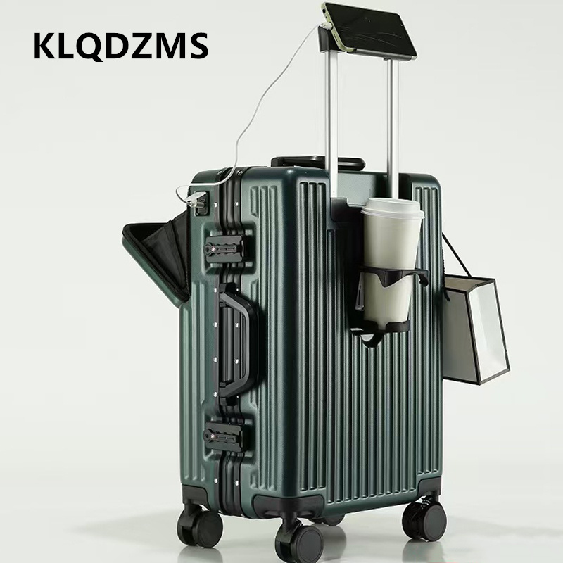 KLQDZMS Valigia Multifunzional - Front Opening Laptop Luggage 24 Inch recensione e prezzo