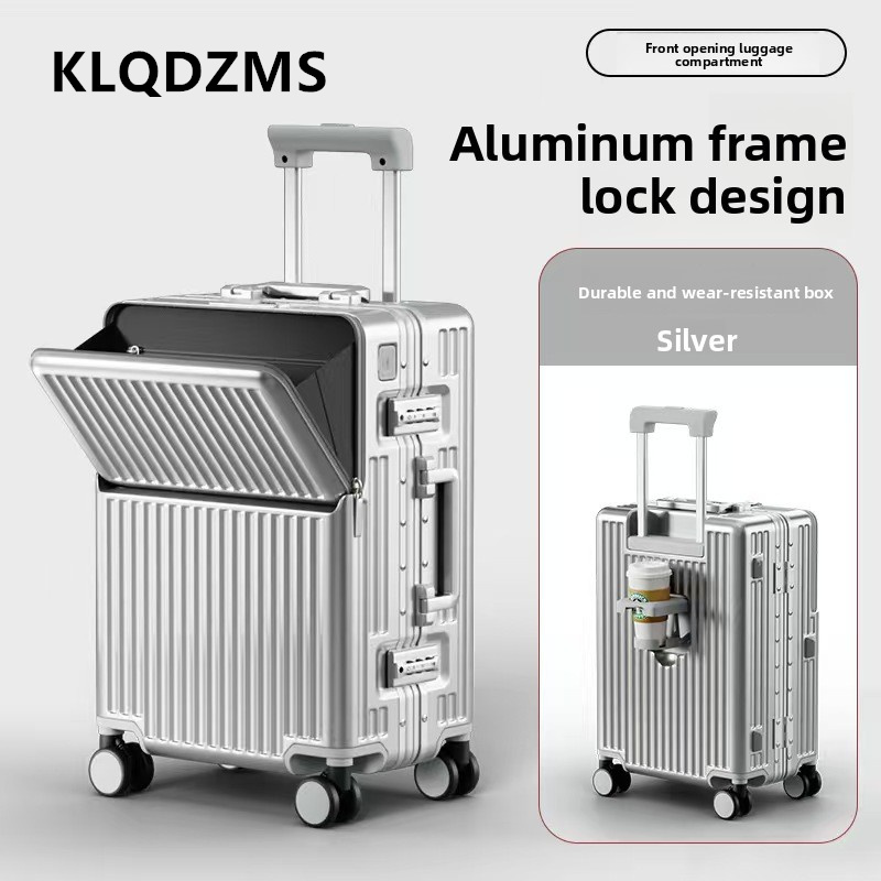 KLQDZMS Valigia Multifunzional - Front Opening Laptop Luggage 24 Inch recensione e prezzo