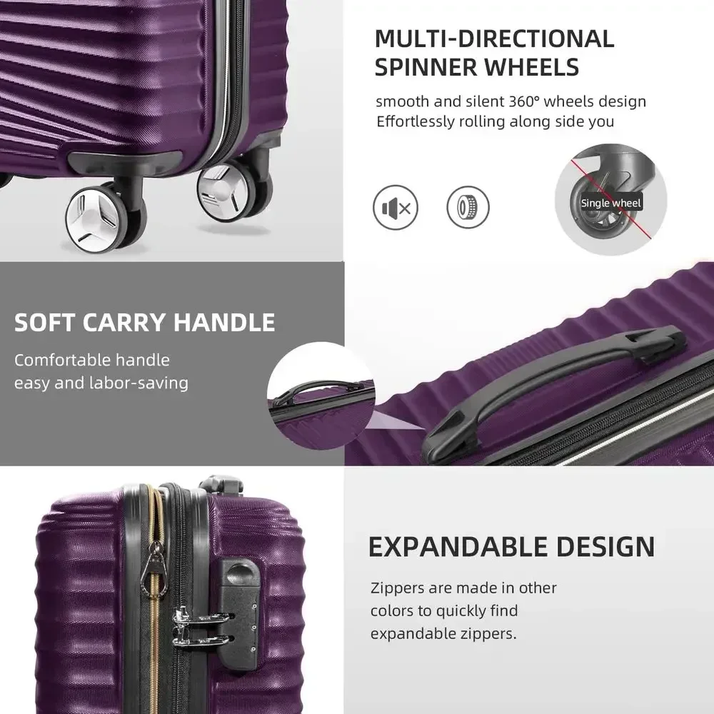 Set di 5 Valigie Rigide Espand - Expandable Hard Shell Luggage Set recensione e prezzo