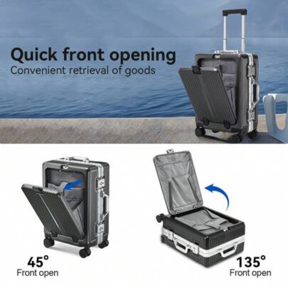 Valigia rigida da 20 pollici c - Front Opening Laptop Luggage 24 Inch recensione e prezzo