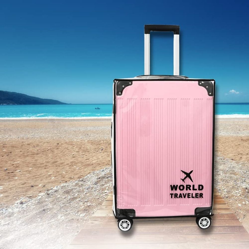 Copertura Trasparente in PVC p - Waterproof Suitcase Cover Protector recensione e prezzo