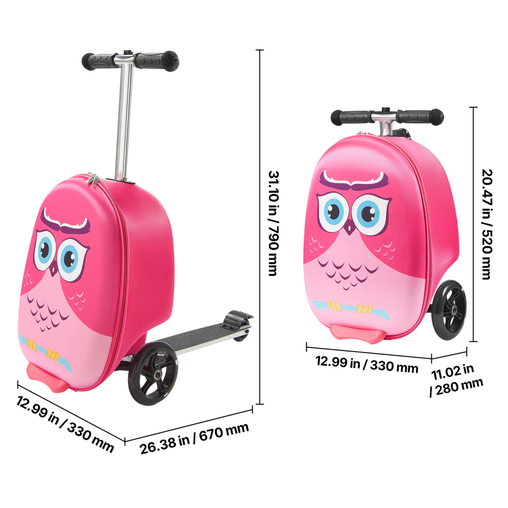 Valigia Monopattino per Bambin - Kids Ride On Suitcase Scooter recensione e prezzo
