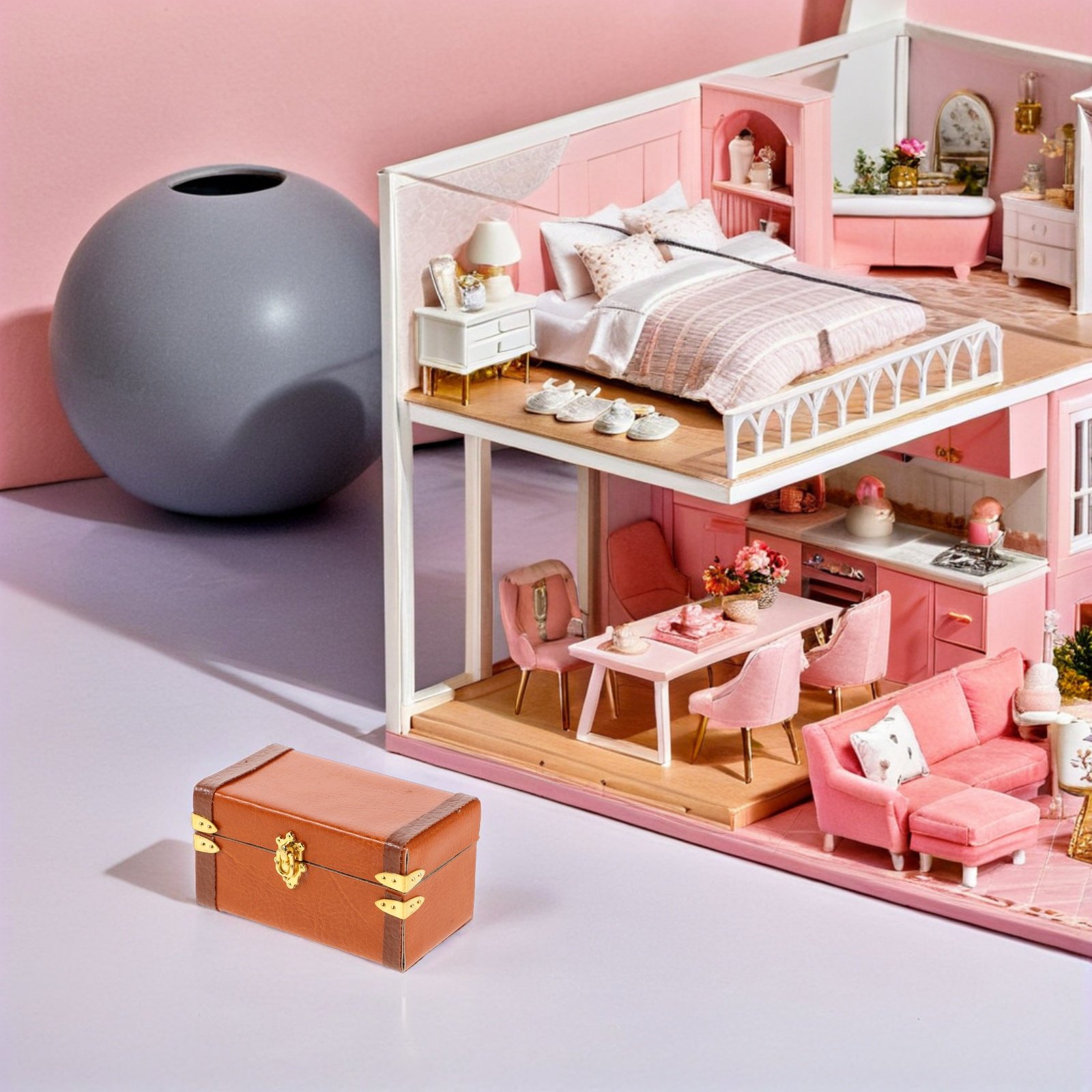 Valigia Vintage in Miniatura,  - Retro Vintage Trunk Suitcase recensione e prezzo