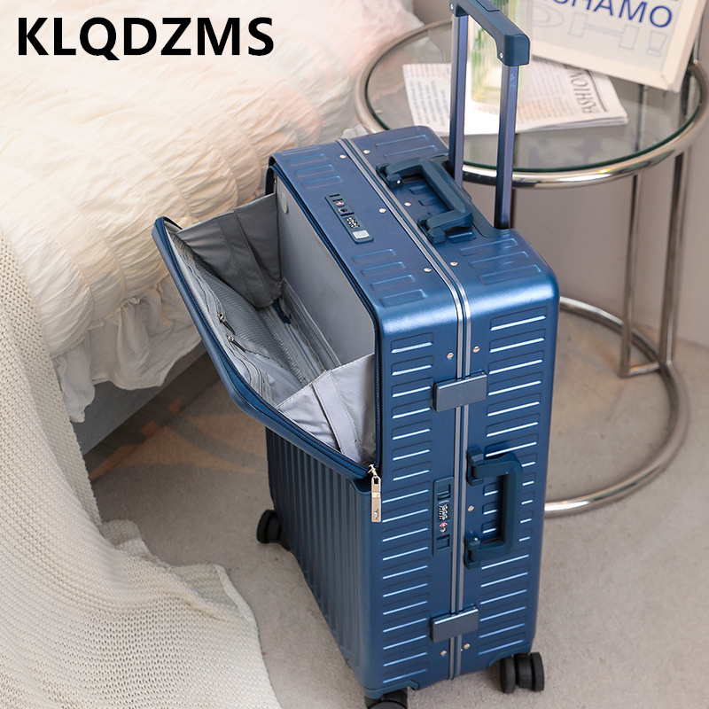 Valigia da Viaggio KLQDZMS con - Front Opening Laptop Luggage 24 Inch recensione e prezzo