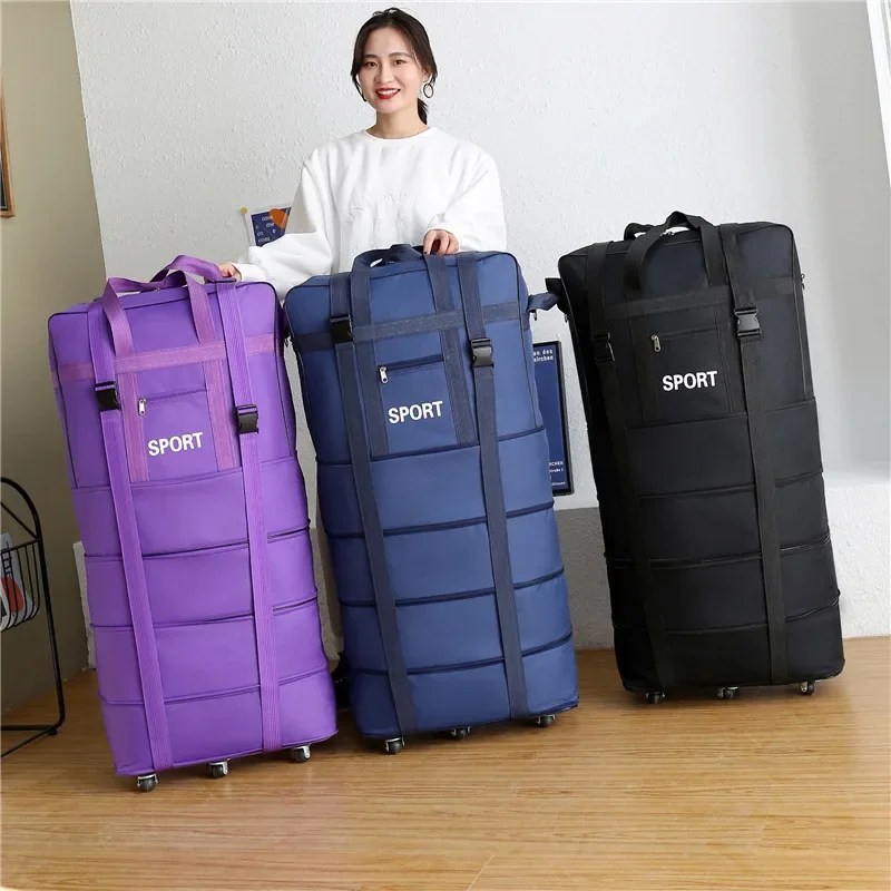 Plus Borsa a quadri per compag - Foldable Rolling Luggage Bag recensione e prezzo