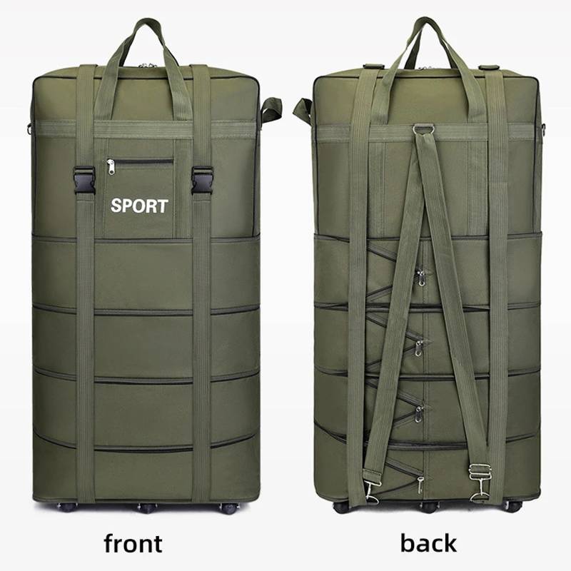 Plus Borsa a quadri per compag - Foldable Rolling Luggage Bag recensione e prezzo